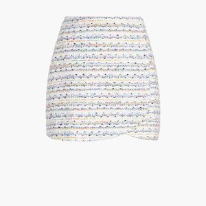 Hill House Home The Lola Skirt - Tweed in Tonal Multi Size STonal Multi Tweed /